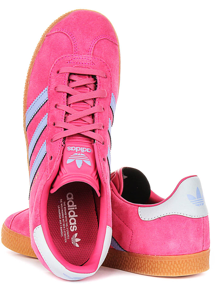 Adidas Gazelle J In Pink For Youth