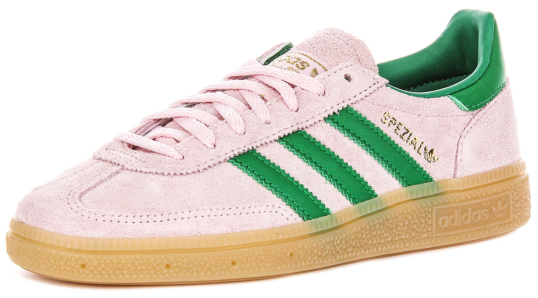 Adidas Handball Spezial In Pink Green For Women
