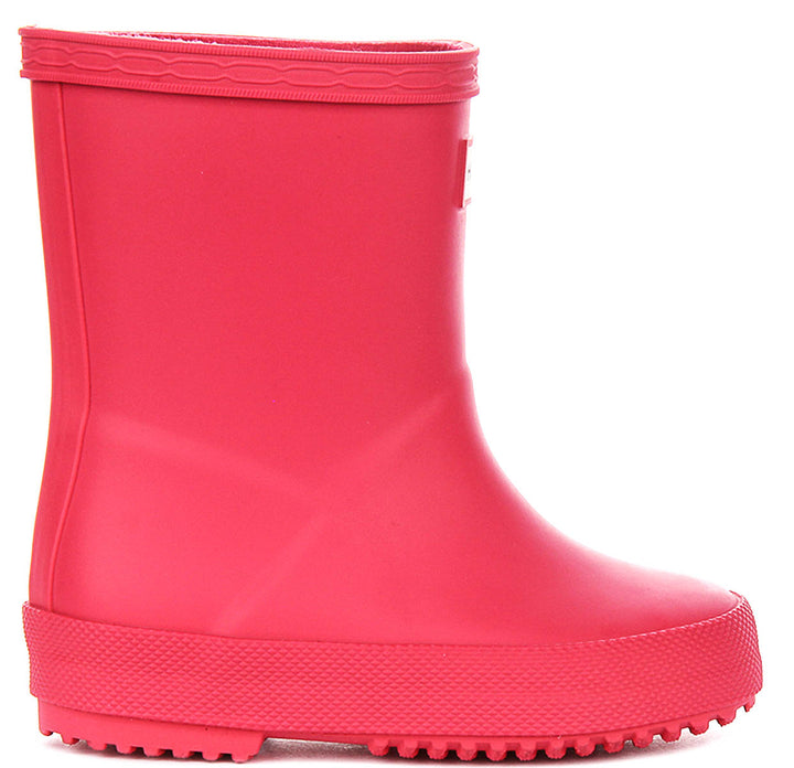 Hunter Kids First Boot In Pink For Kid
