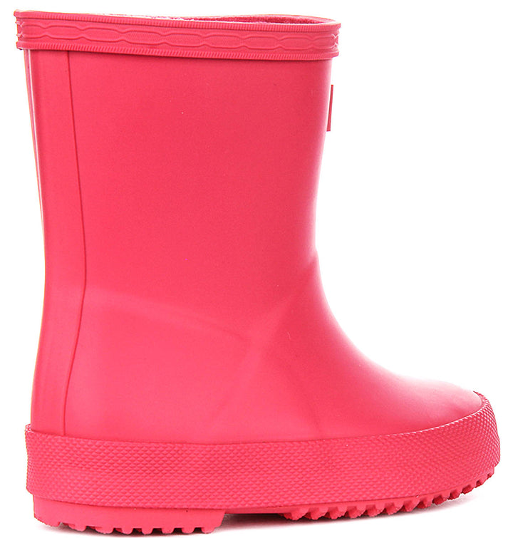 Hunter Kids First Boot In Pink For Kid