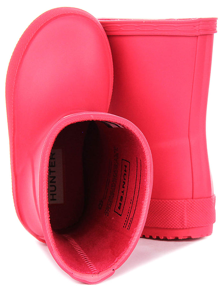 Hunter Kids First Boot In Pink For Kid