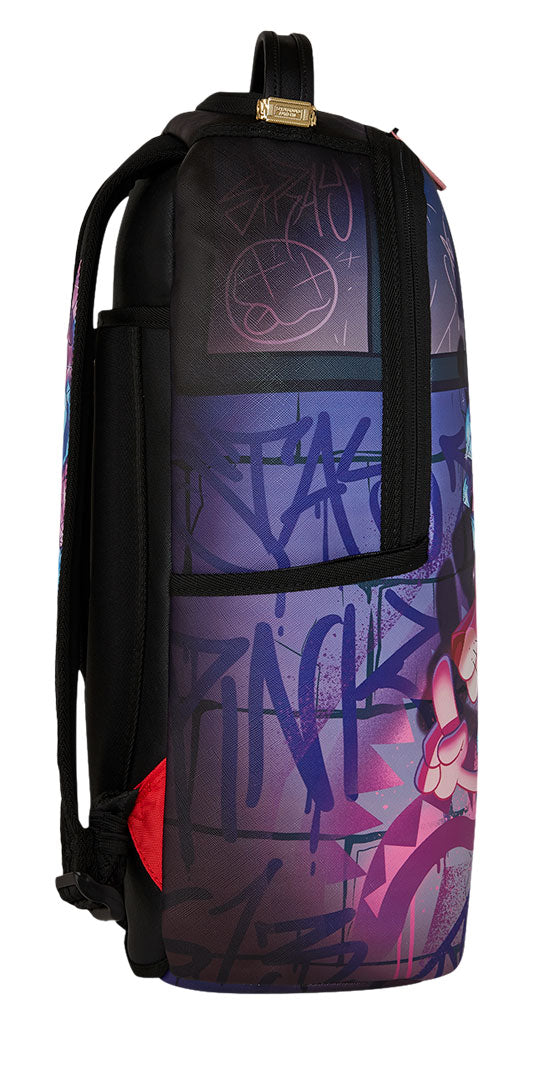 Sprayground Pink Panther Diamond Breakout DLXSV In Pink Purple