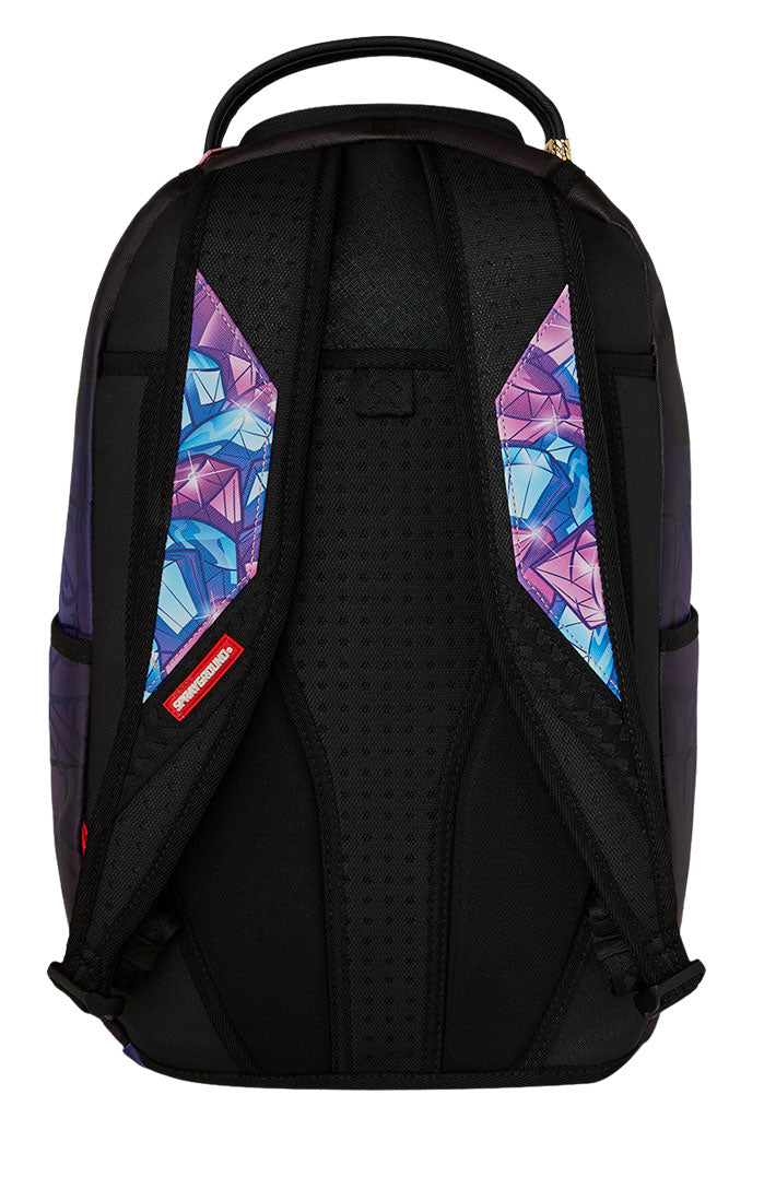 Sprayground Pink Panther Diamond Breakout DLXSV In Pink Purple