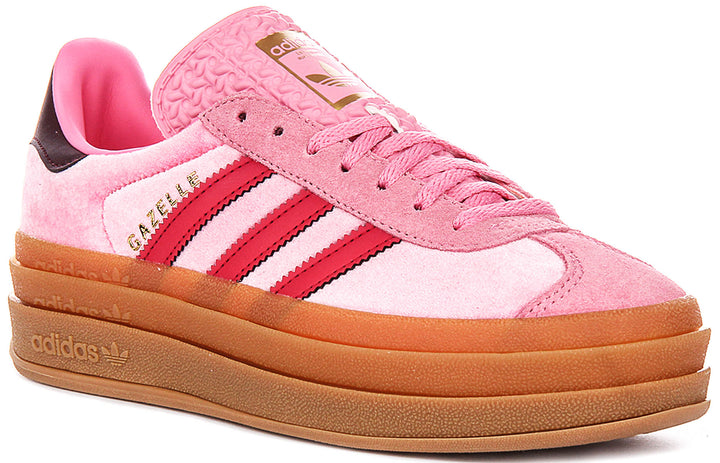 Adidas Gazelle Bold J In Pink For Junior