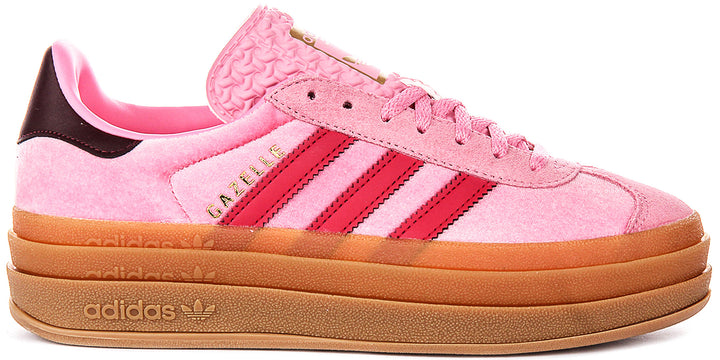 Adidas Gazelle Bold J In Pink For Junior