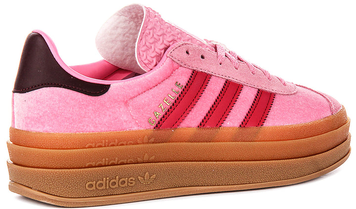 Adidas Gazelle Bold J In Pink For Junior