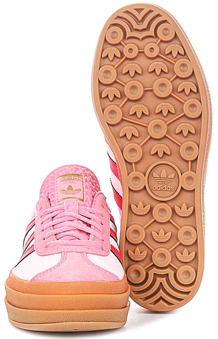 Adidas Gazelle Bold J In Pink For Junior