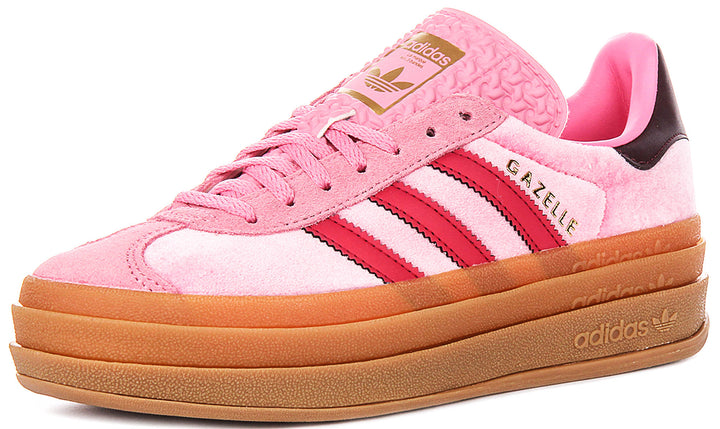 Adidas Gazelle Bold J In Pink For Junior