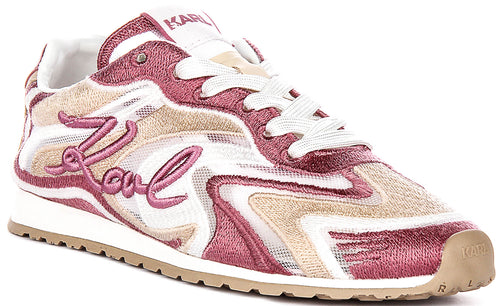 Karl Lagerfeld Venus Mesh Mix In Pink For Women