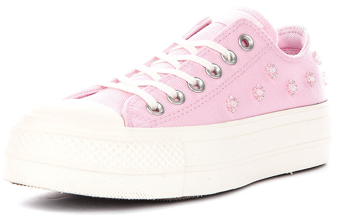 Converse All Star Lift A16108C In Pink Beads Platform