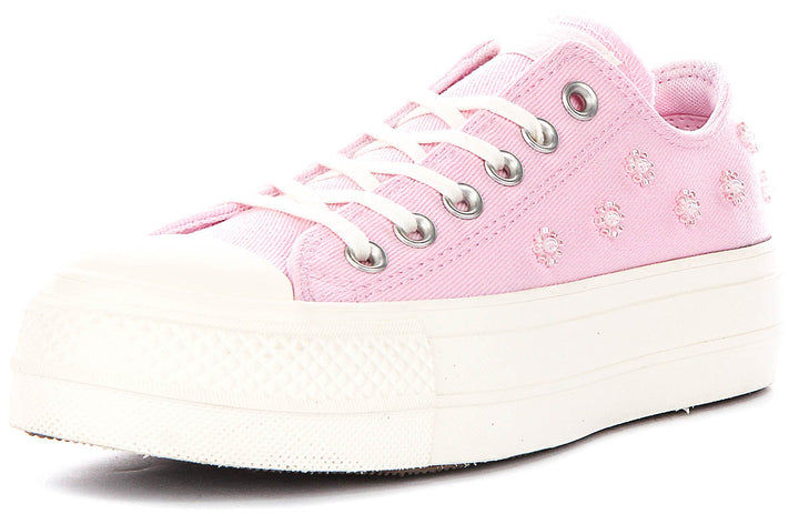 Converse All Star Lift A16108C In Pink Beads Platform