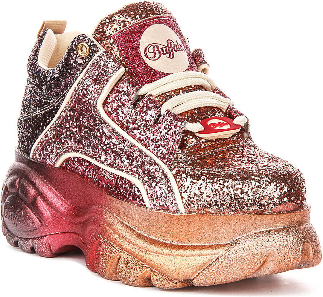 Buffalo 1339-14 In Pink Glitter For Women