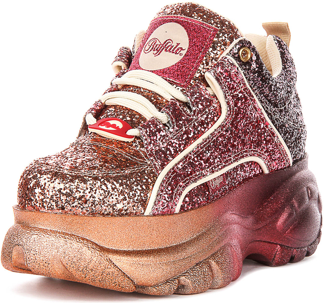 Buffalo 1339-14 In Pink Glitter For Women
