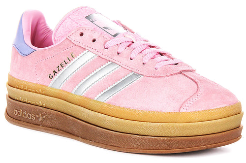 Adidas Gazelle Bold J In Pink Purple For Youth