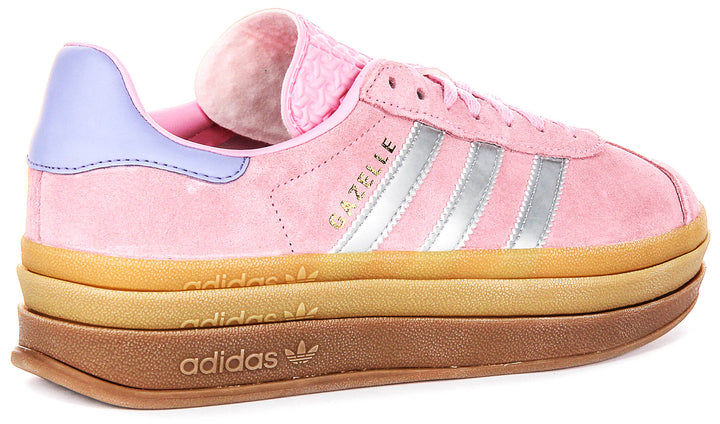 Adidas Gazelle Bold J In Pink Purple For Youth