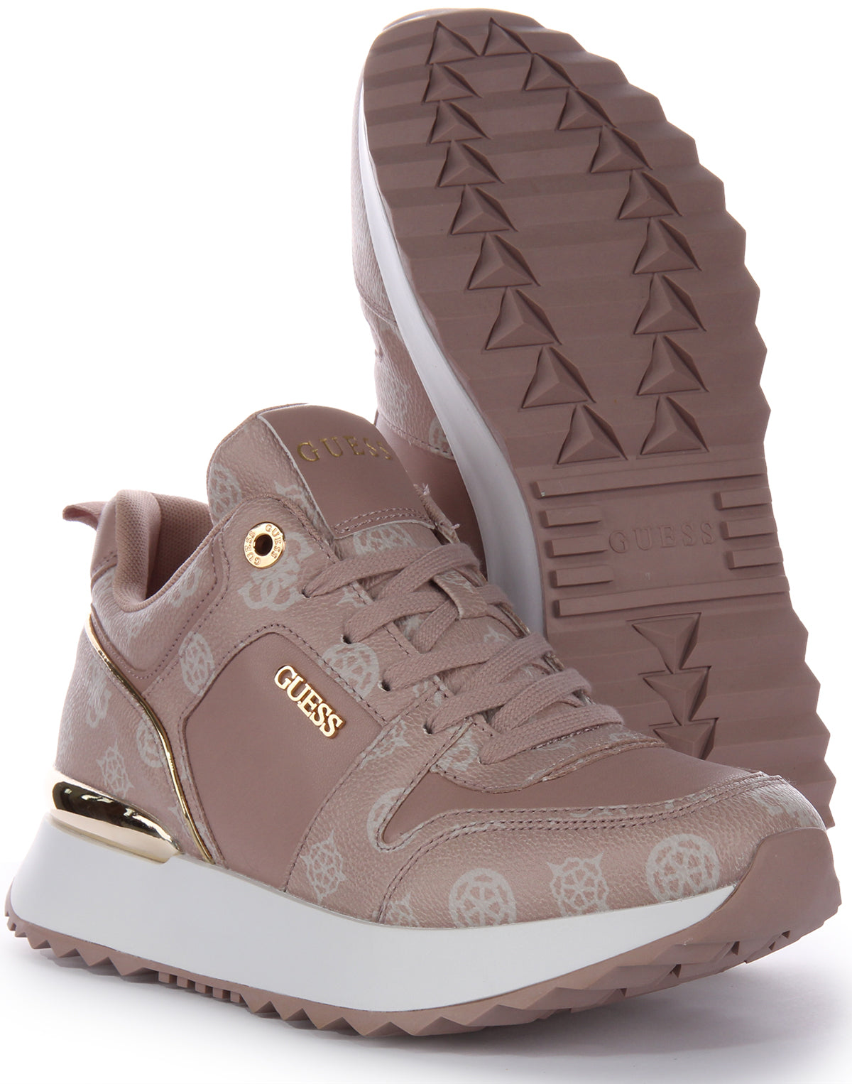 Guess on sale blush sneakers