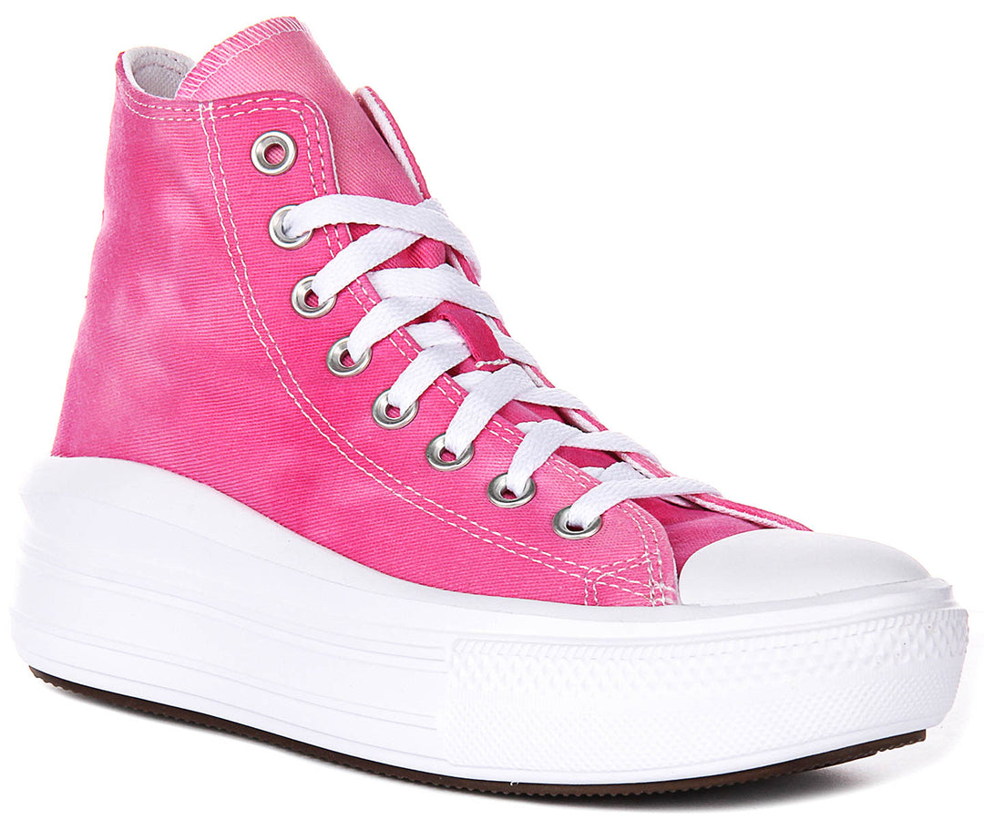 Converse All Star Move A11817C In Pink White For Junior