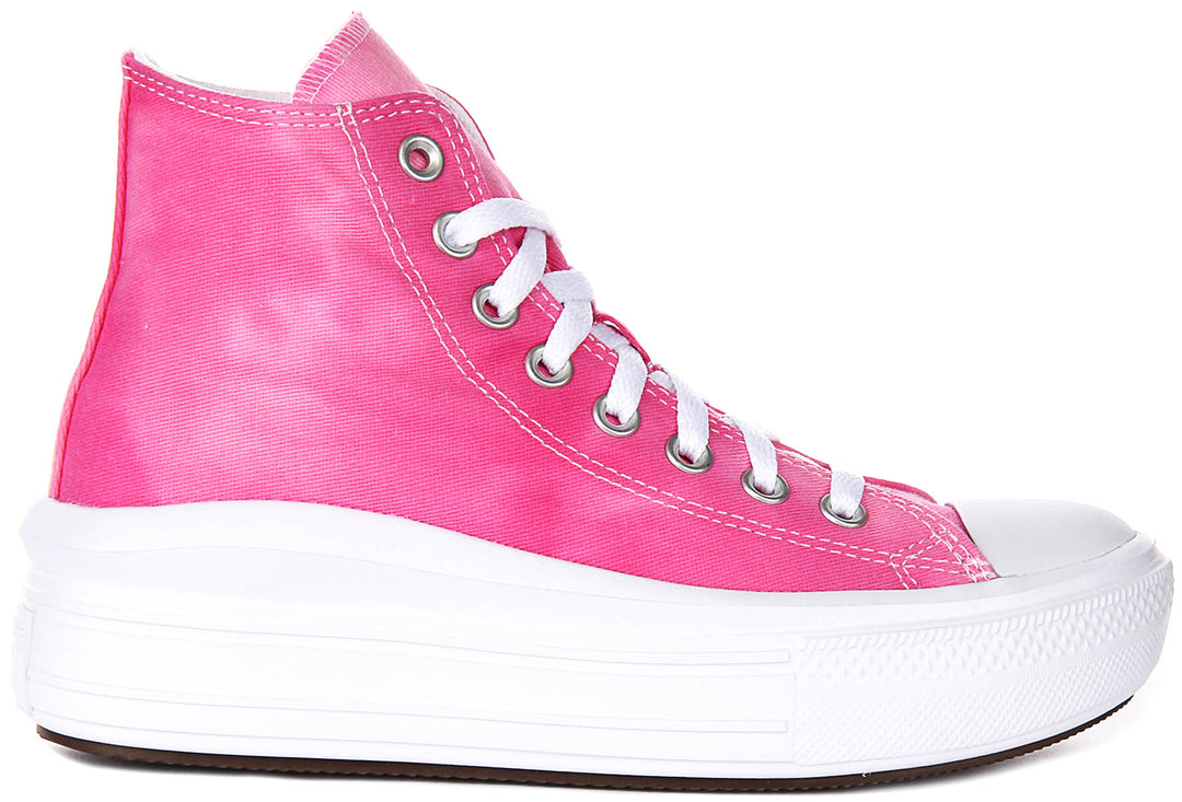 Converse All Star Move A11817C In Pink White For Junior