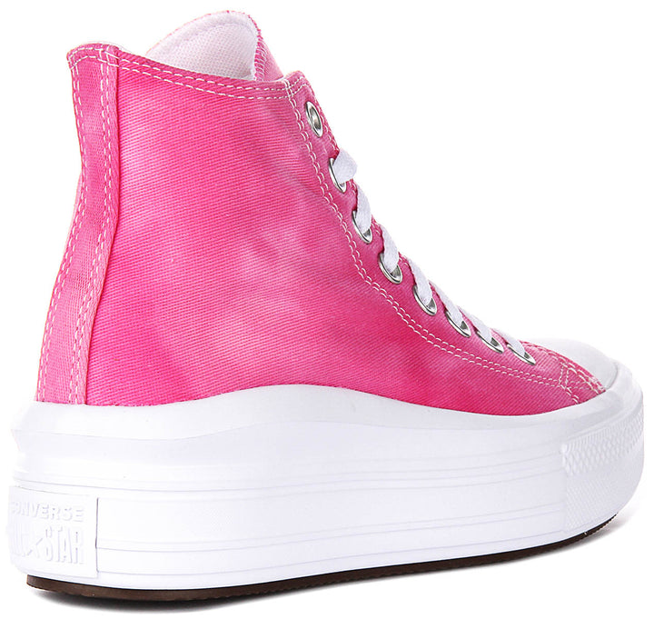 Converse All Star Move A11817C In Pink White For Junior