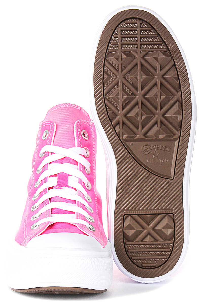 Converse All Star Move A11817C In Pink White For Junior