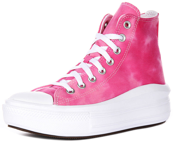 Converse All Star Move A11817C In Pink White For Junior