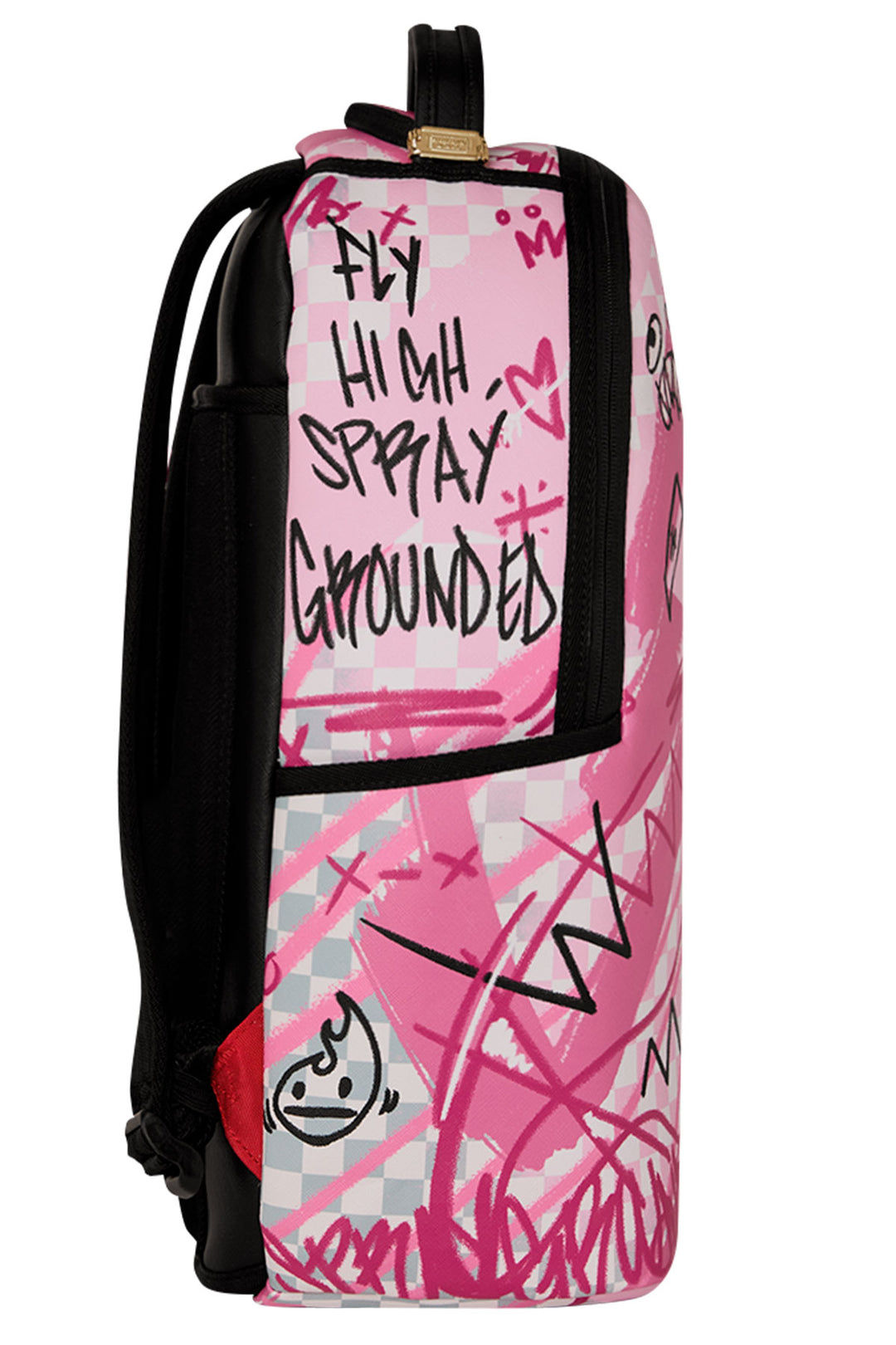Sprayground Broken Hearts Club Backpack In Pink White