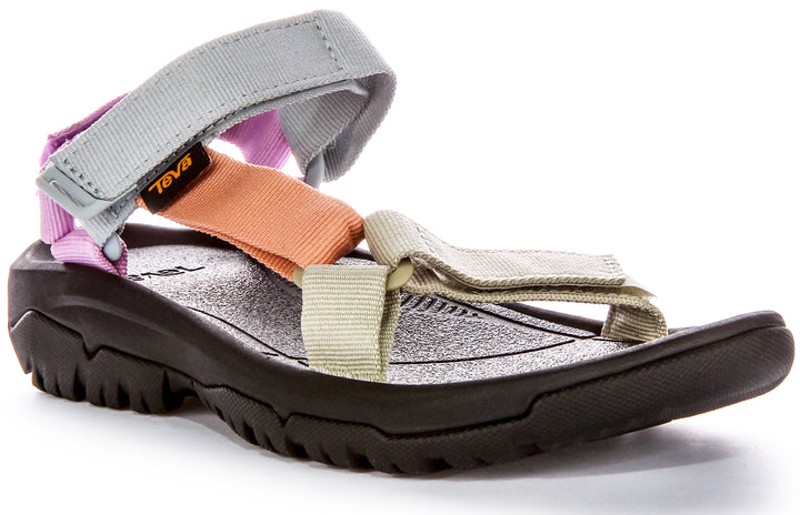 Teva Hurricane XLT2 Quick Dry Webbing Strap Hiking Sandalias veganas para mujer en rosa multicolor