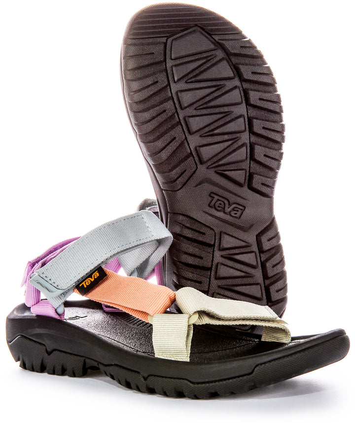 Teva Hurricane XLT2 Quick Dry Webbing Strap Hiking Sandalias veganas para mujer en rosa multicolor