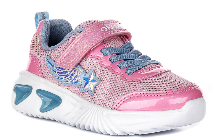 Geox J Assister G B In Pink For Infants
