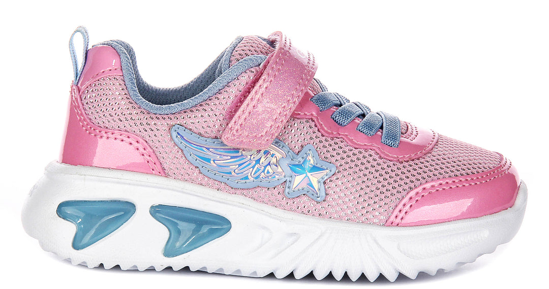 Geox J Assister G B In Pink For Infants