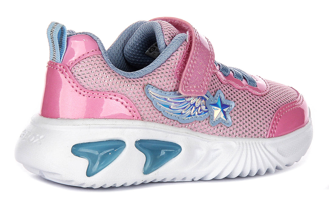 Geox J Assister G B In Pink For Infants