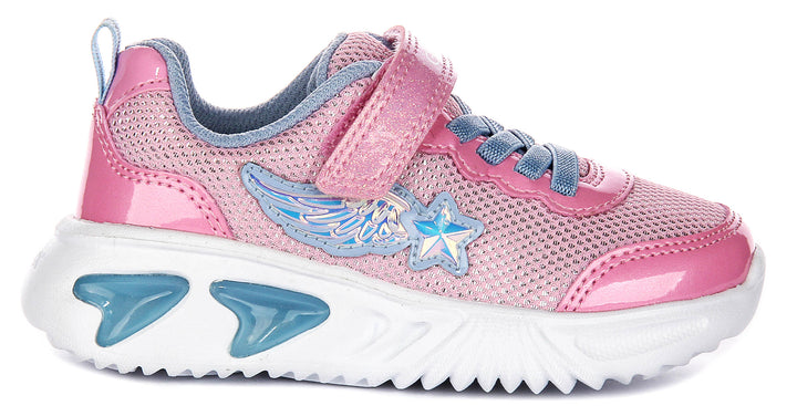 Geox J Assister G B In Pinkmulti For Kids