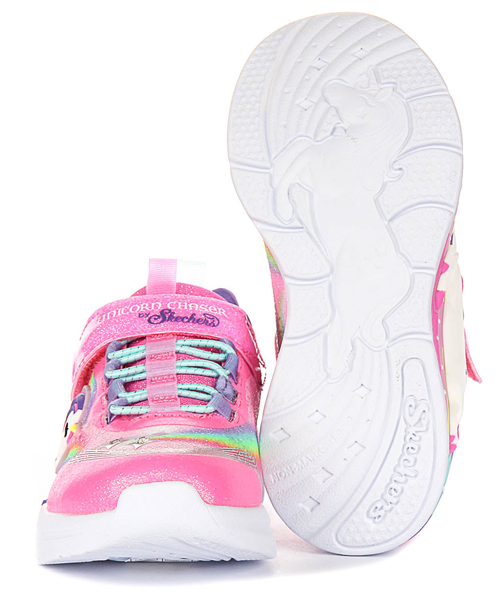 Skechers Unicorn Chaser In Pink Multi For Kids