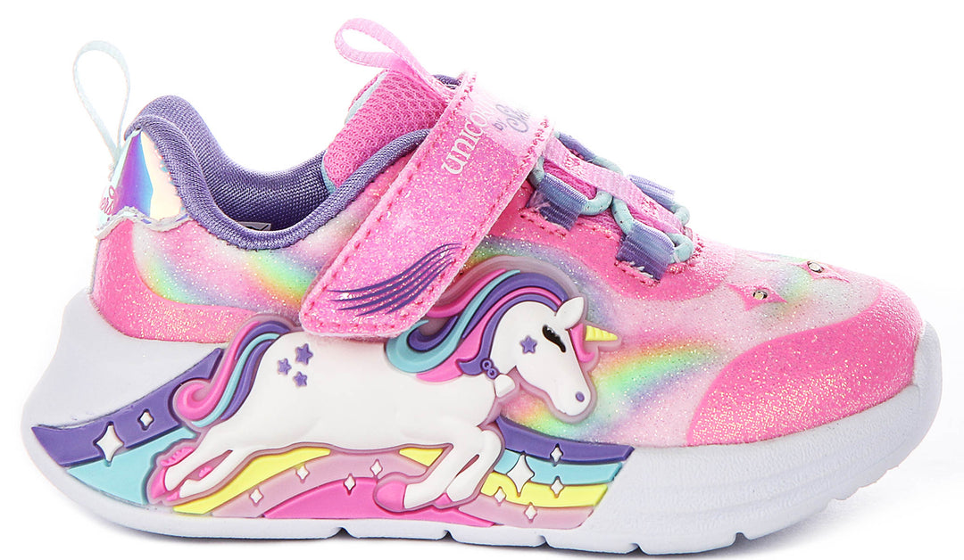 Skechers Unicorn Chaser In Pinkmulti For Toddler
