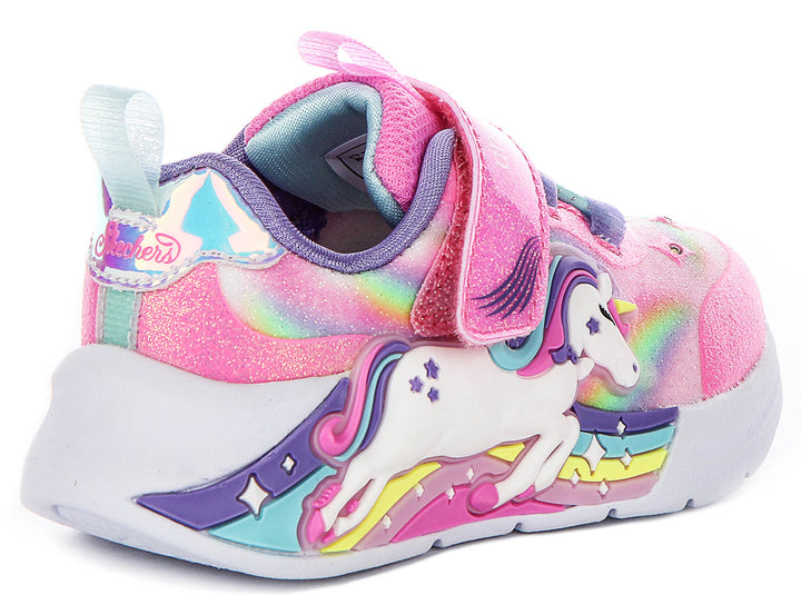 Skechers Unicorn Chaser In Pinkmulti For Toddler