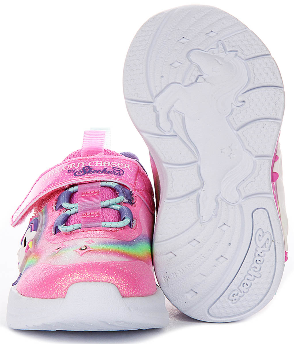 Skechers Unicorn Chaser In Pinkmulti For Toddler