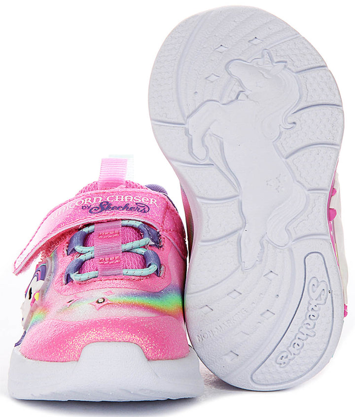 Skechers Unicorn Chaser In Pinkmulti For Toddler
