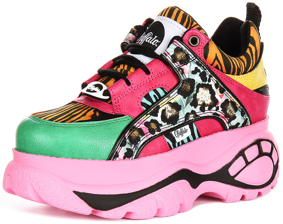 Buffalo 1339-14 Rev In Pink Multi For Women