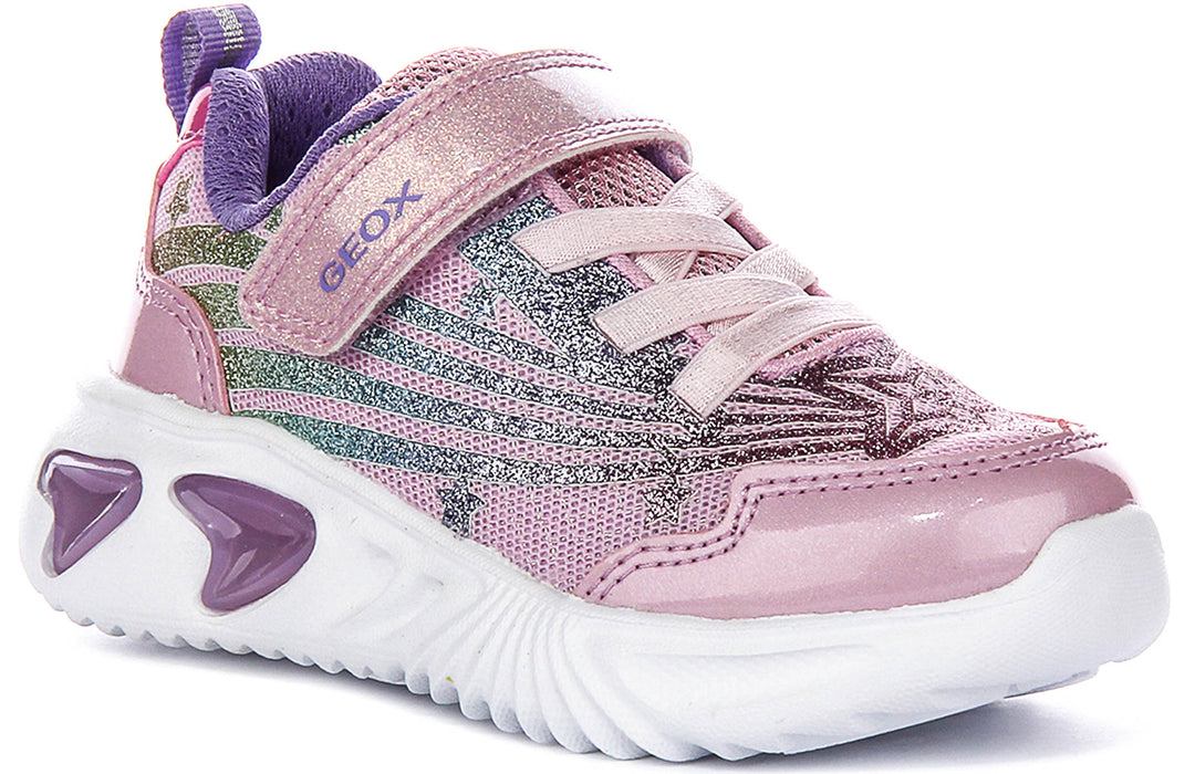 Geox J Assister G B In Pinkmulti For Kid