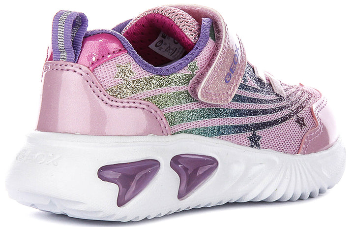 Geox J Assister G B In Pinkmulti For Kid