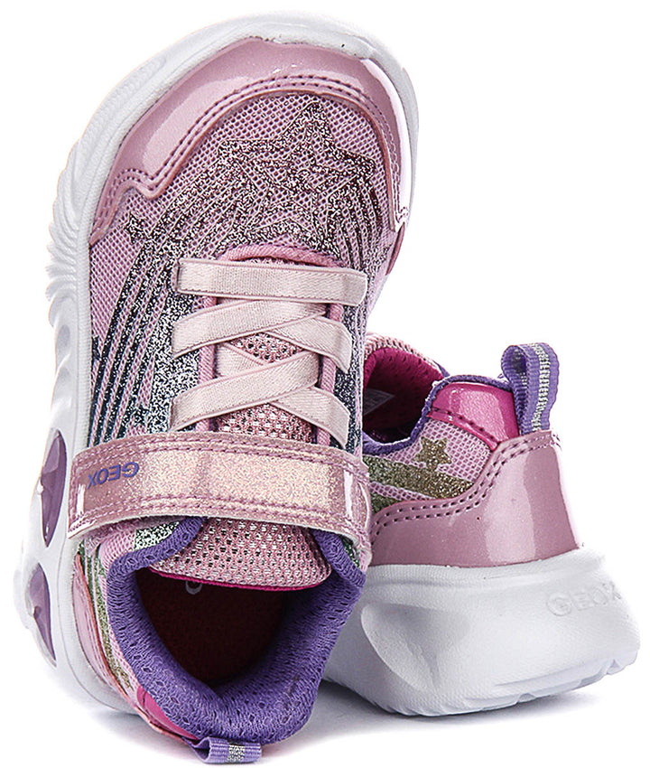 Geox J Assister G B In Pinkmulti For Kid