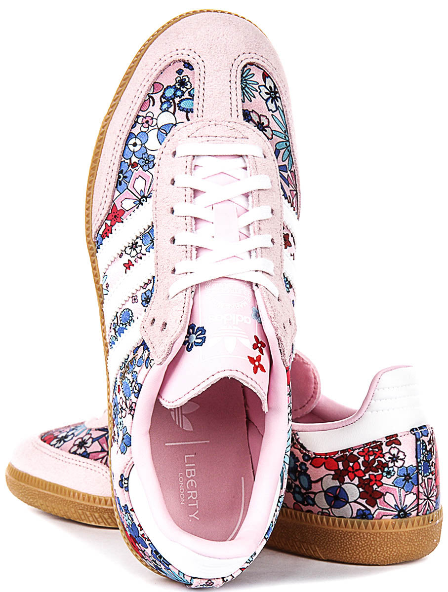 Adidas Samba OG X Liberty Print In Pinkmulti For Junior