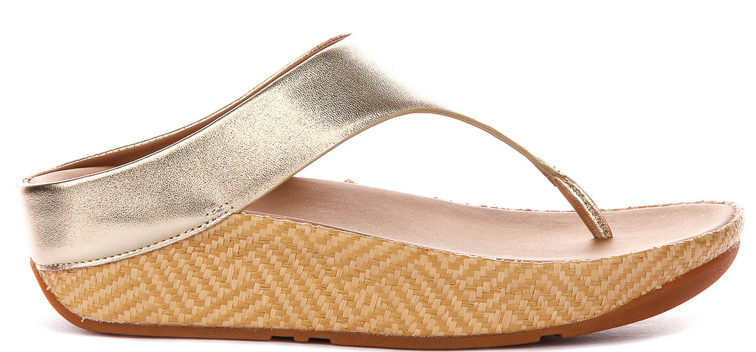 Fitflop Lulu Lux In Platino For Women