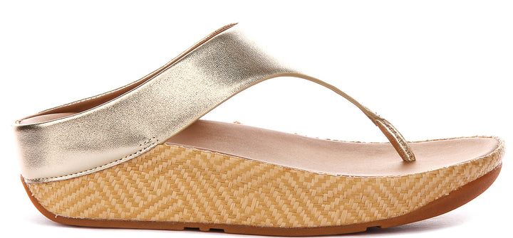 Fitflop Lulu Lux In Platino For Women