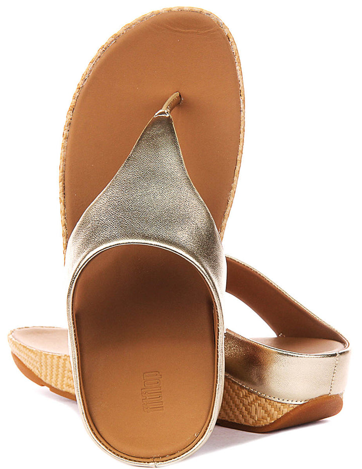 Fitflop Lulu Lux In Platino For Women