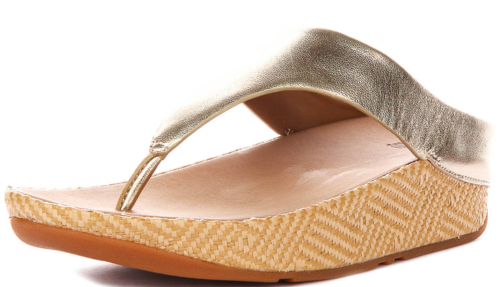 Fitflop Lulu Lux In Platino For Women