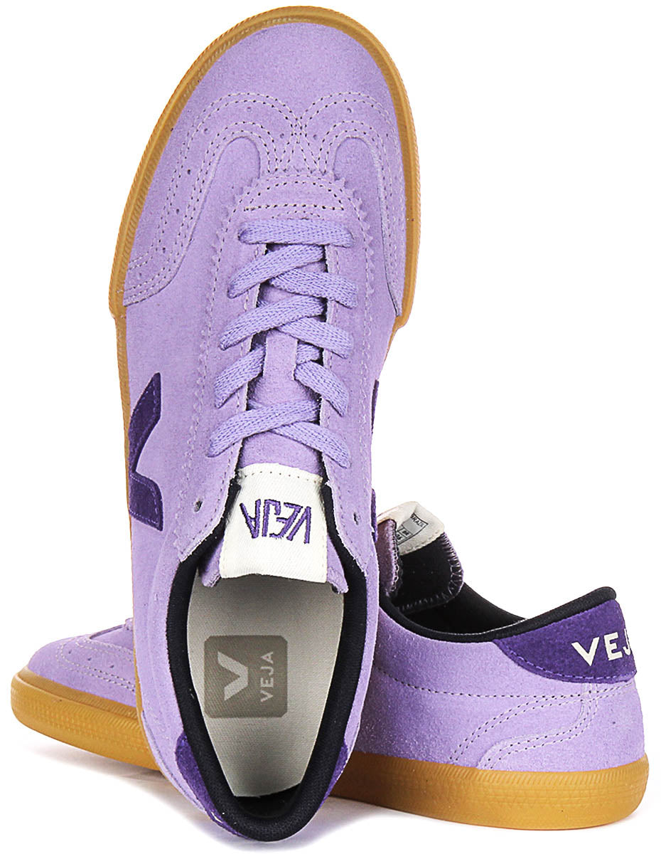 Veja Volley Suede In Purple For Women