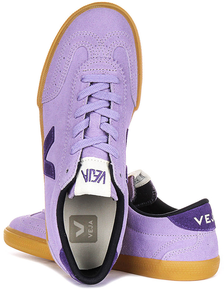 Veja Volley Suede In Purple For Women