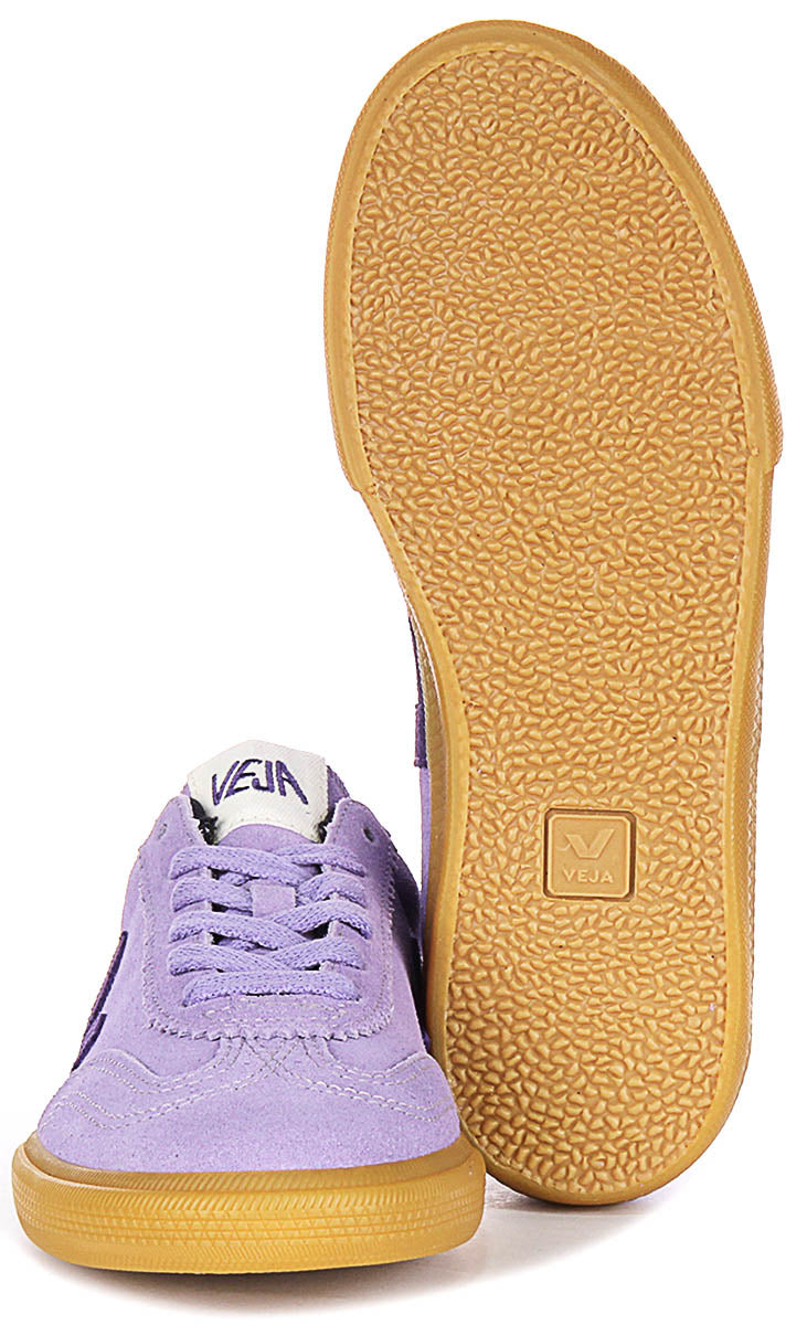 Veja Volley Suede In Purple For Women