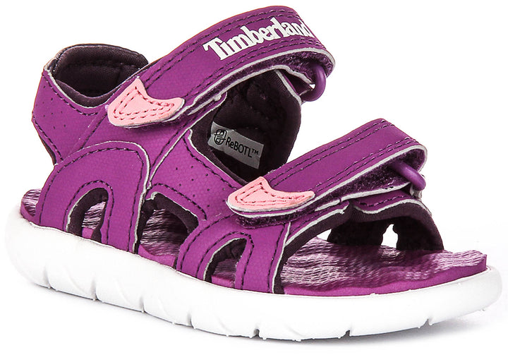 Timberland Perkins Row Backstrap A5M2D In Purple For Toddler